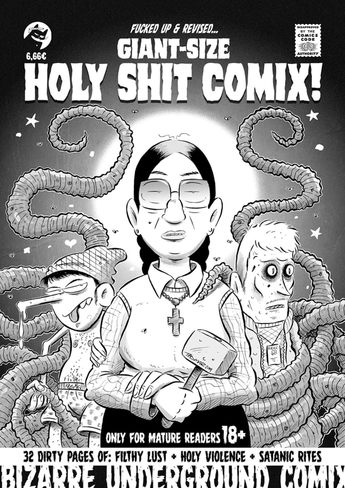 fucked up & revised Giant-Size Holy Shit Comix!